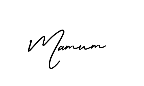 Similarly AmerikaSignatureDemo-Regular is the best handwritten signature design. Signature creator online .You can use it as an online autograph creator for name Mamum. Mamum signature style 3 images and pictures png