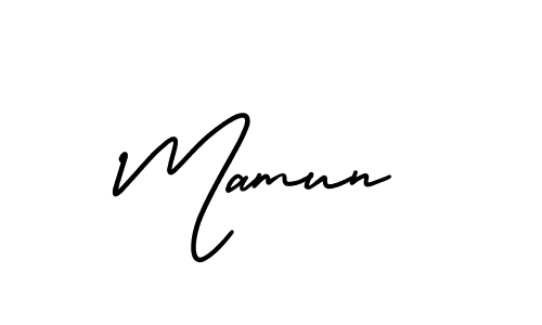 The best way (AmerikaSignatureDemo-Regular) to make a short signature is to pick only two or three words in your name. The name Mamun include a total of six letters. For converting this name. Mamun signature style 3 images and pictures png