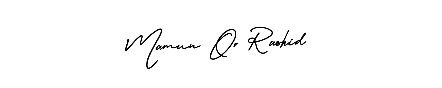 How to Draw Mamun Or Rashid signature style? AmerikaSignatureDemo-Regular is a latest design signature styles for name Mamun Or Rashid. Mamun Or Rashid signature style 3 images and pictures png