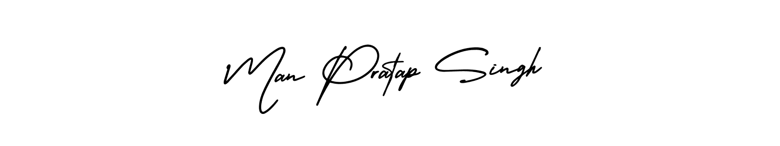 How to make Man Pratap Singh signature? AmerikaSignatureDemo-Regular is a professional autograph style. Create handwritten signature for Man Pratap Singh name. Man Pratap Singh signature style 3 images and pictures png