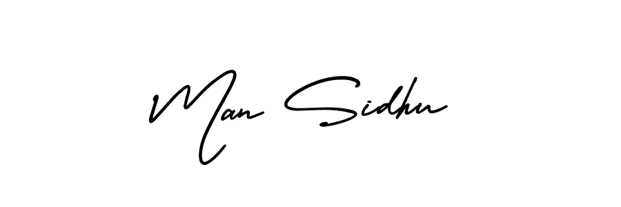 This is the best signature style for the Man Sidhu name. Also you like these signature font (AmerikaSignatureDemo-Regular). Mix name signature. Man Sidhu signature style 3 images and pictures png