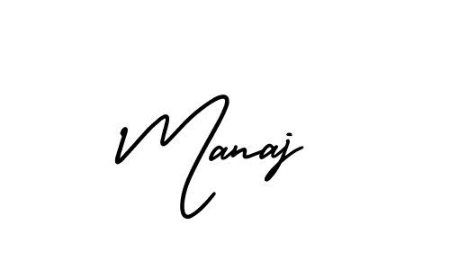 Make a beautiful signature design for name Manaj. With this signature (AmerikaSignatureDemo-Regular) style, you can create a handwritten signature for free. Manaj signature style 3 images and pictures png