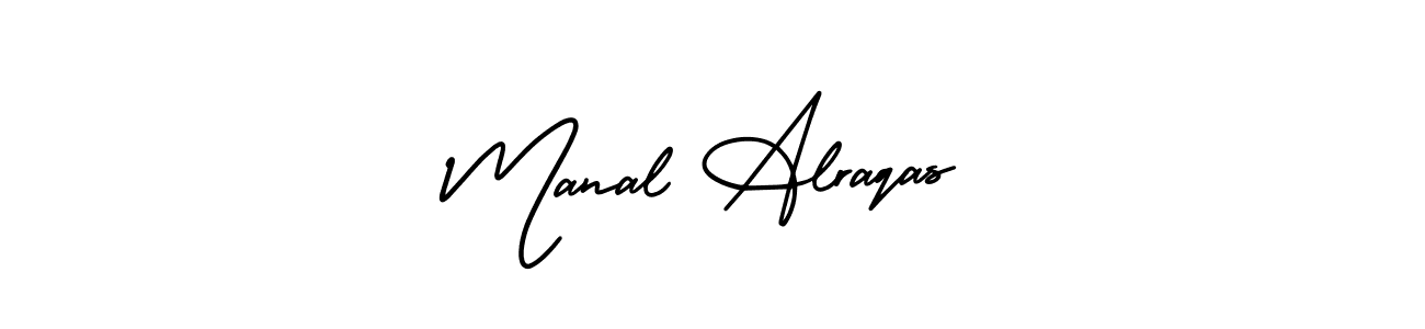 if you are searching for the best signature style for your name Manal Alraqas. so please give up your signature search. here we have designed multiple signature styles  using AmerikaSignatureDemo-Regular. Manal Alraqas signature style 3 images and pictures png