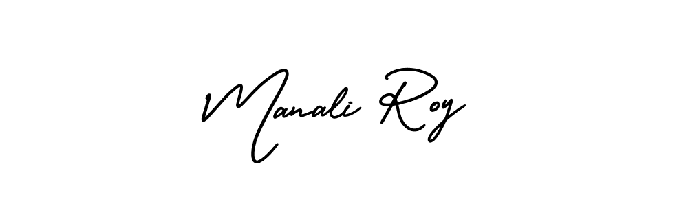 Similarly AmerikaSignatureDemo-Regular is the best handwritten signature design. Signature creator online .You can use it as an online autograph creator for name Manali Roy. Manali Roy signature style 3 images and pictures png