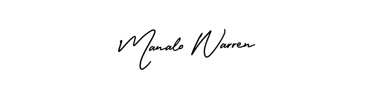 AmerikaSignatureDemo-Regular is a professional signature style that is perfect for those who want to add a touch of class to their signature. It is also a great choice for those who want to make their signature more unique. Get Manalo Warren name to fancy signature for free. Manalo Warren signature style 3 images and pictures png