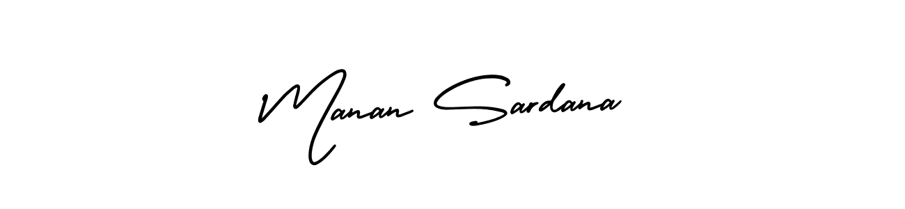 Create a beautiful signature design for name Manan Sardana. With this signature (AmerikaSignatureDemo-Regular) fonts, you can make a handwritten signature for free. Manan Sardana signature style 3 images and pictures png