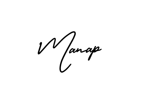 Create a beautiful signature design for name Manap. With this signature (AmerikaSignatureDemo-Regular) fonts, you can make a handwritten signature for free. Manap signature style 3 images and pictures png