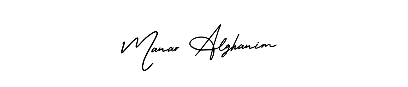 Make a beautiful signature design for name Manar Alghanim. Use this online signature maker to create a handwritten signature for free. Manar Alghanim signature style 3 images and pictures png