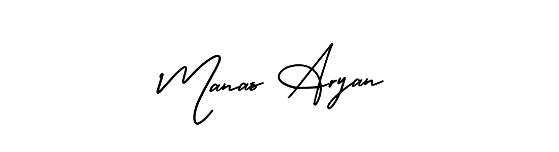 Also we have Manas Aryan name is the best signature style. Create professional handwritten signature collection using AmerikaSignatureDemo-Regular autograph style. Manas Aryan signature style 3 images and pictures png