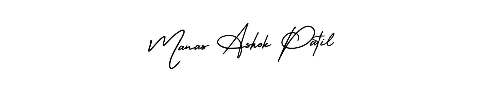 AmerikaSignatureDemo-Regular is a professional signature style that is perfect for those who want to add a touch of class to their signature. It is also a great choice for those who want to make their signature more unique. Get Manas Ashok Patil name to fancy signature for free. Manas Ashok Patil signature style 3 images and pictures png