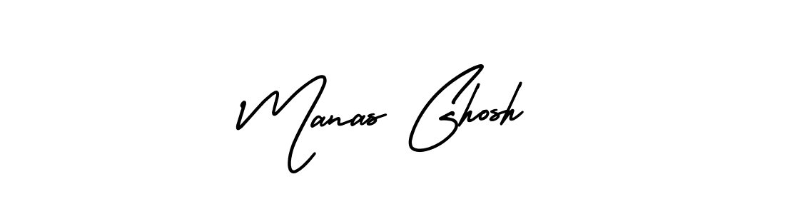 Design your own signature with our free online signature maker. With this signature software, you can create a handwritten (AmerikaSignatureDemo-Regular) signature for name Manas Ghosh. Manas Ghosh signature style 3 images and pictures png