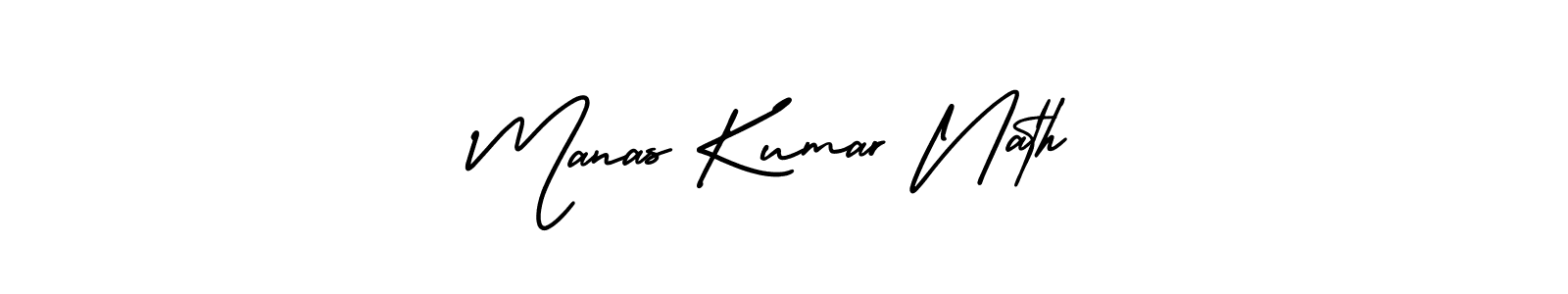 This is the best signature style for the Manas Kumar Nath name. Also you like these signature font (AmerikaSignatureDemo-Regular). Mix name signature. Manas Kumar Nath signature style 3 images and pictures png
