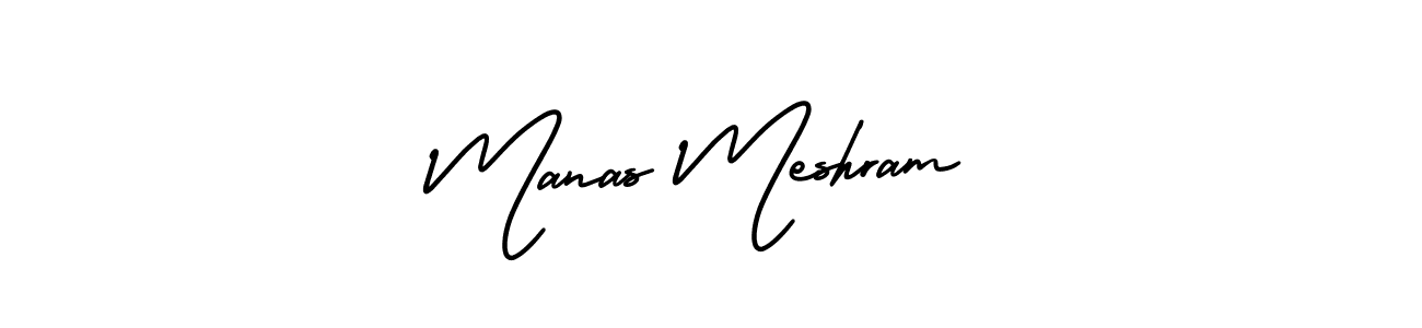 How to Draw Manas Meshram signature style? AmerikaSignatureDemo-Regular is a latest design signature styles for name Manas Meshram. Manas Meshram signature style 3 images and pictures png