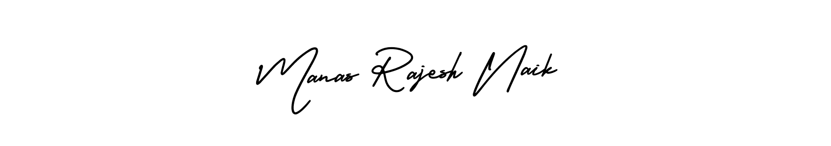How to Draw Manas Rajesh Naik signature style? AmerikaSignatureDemo-Regular is a latest design signature styles for name Manas Rajesh Naik. Manas Rajesh Naik signature style 3 images and pictures png