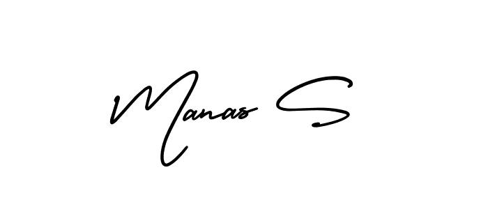 Similarly AmerikaSignatureDemo-Regular is the best handwritten signature design. Signature creator online .You can use it as an online autograph creator for name Manas S. Manas S signature style 3 images and pictures png
