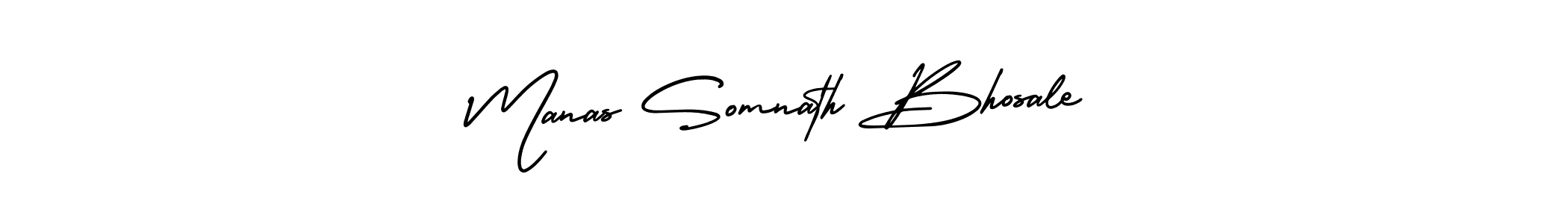 It looks lik you need a new signature style for name Manas Somnath Bhosale. Design unique handwritten (AmerikaSignatureDemo-Regular) signature with our free signature maker in just a few clicks. Manas Somnath Bhosale signature style 3 images and pictures png