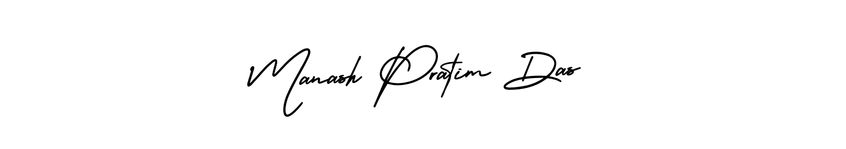 How to make Manash Pratim Das signature? AmerikaSignatureDemo-Regular is a professional autograph style. Create handwritten signature for Manash Pratim Das name. Manash Pratim Das signature style 3 images and pictures png