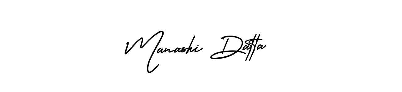 Make a short Manashi Datta signature style. Manage your documents anywhere anytime using AmerikaSignatureDemo-Regular. Create and add eSignatures, submit forms, share and send files easily. Manashi Datta signature style 3 images and pictures png