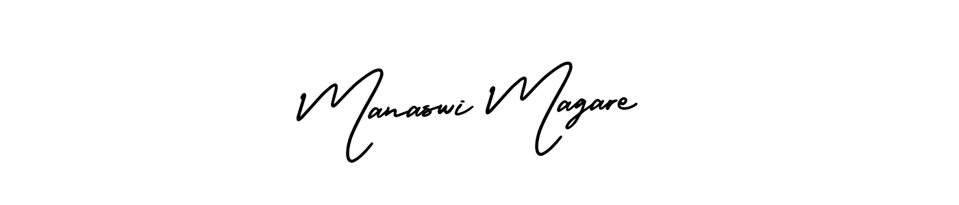 You can use this online signature creator to create a handwritten signature for the name Manaswi Magare. This is the best online autograph maker. Manaswi Magare signature style 3 images and pictures png