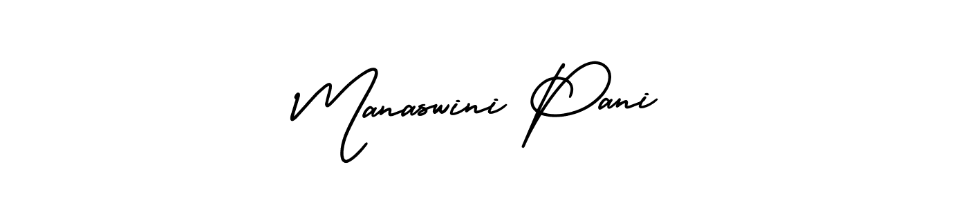 It looks lik you need a new signature style for name Manaswini Pani. Design unique handwritten (AmerikaSignatureDemo-Regular) signature with our free signature maker in just a few clicks. Manaswini Pani signature style 3 images and pictures png