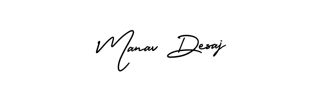Best and Professional Signature Style for Manav Desaj. AmerikaSignatureDemo-Regular Best Signature Style Collection. Manav Desaj signature style 3 images and pictures png