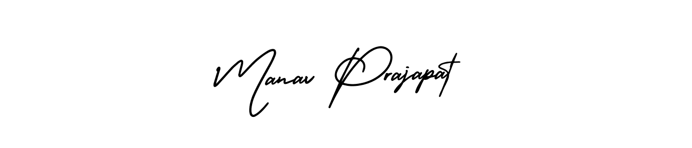 Make a short Manav Prajapat signature style. Manage your documents anywhere anytime using AmerikaSignatureDemo-Regular. Create and add eSignatures, submit forms, share and send files easily. Manav Prajapat signature style 3 images and pictures png