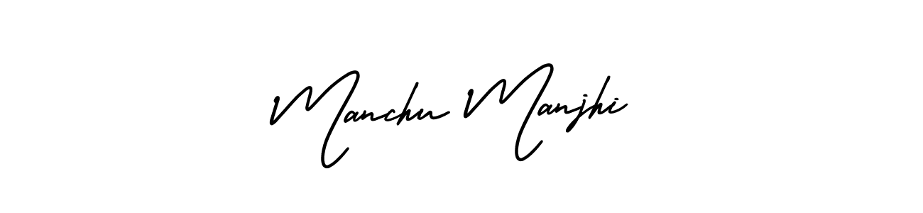 Also we have Manchu Manjhi name is the best signature style. Create professional handwritten signature collection using AmerikaSignatureDemo-Regular autograph style. Manchu Manjhi signature style 3 images and pictures png