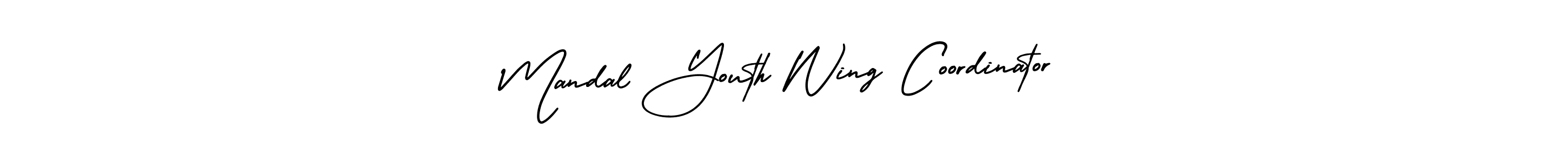 Check out images of Autograph of Mandal Youth Wing Coordinator name. Actor Mandal Youth Wing Coordinator Signature Style. AmerikaSignatureDemo-Regular is a professional sign style online. Mandal Youth Wing Coordinator signature style 3 images and pictures png
