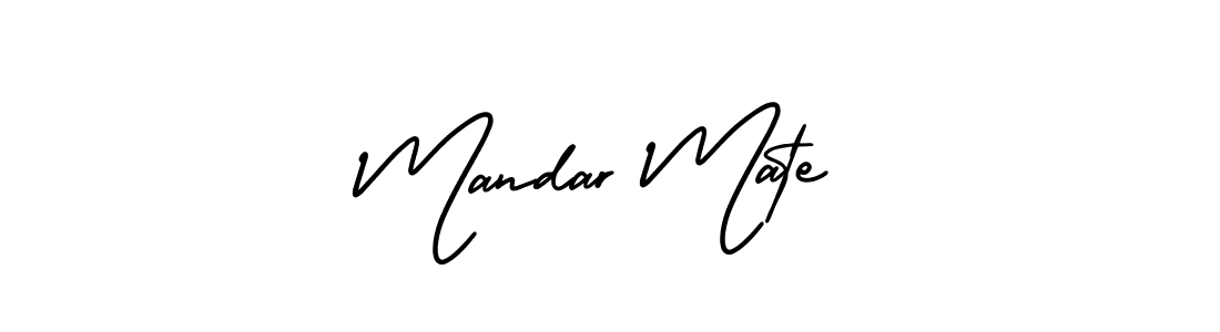 Make a beautiful signature design for name Mandar Mate. Use this online signature maker to create a handwritten signature for free. Mandar Mate signature style 3 images and pictures png