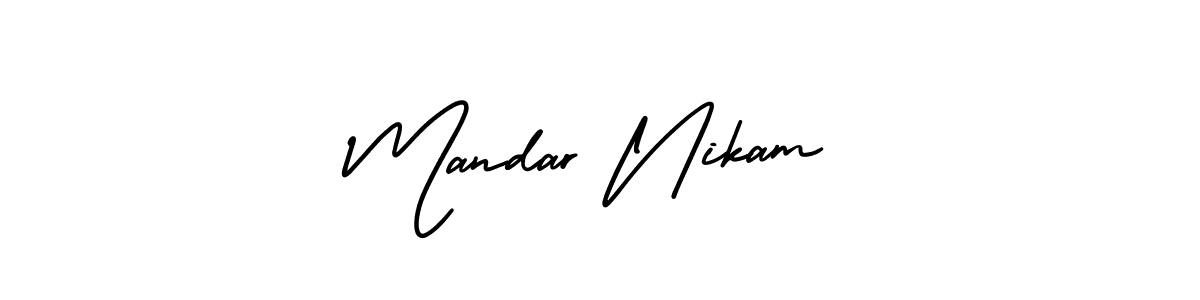 Also we have Mandar Nikam name is the best signature style. Create professional handwritten signature collection using AmerikaSignatureDemo-Regular autograph style. Mandar Nikam signature style 3 images and pictures png