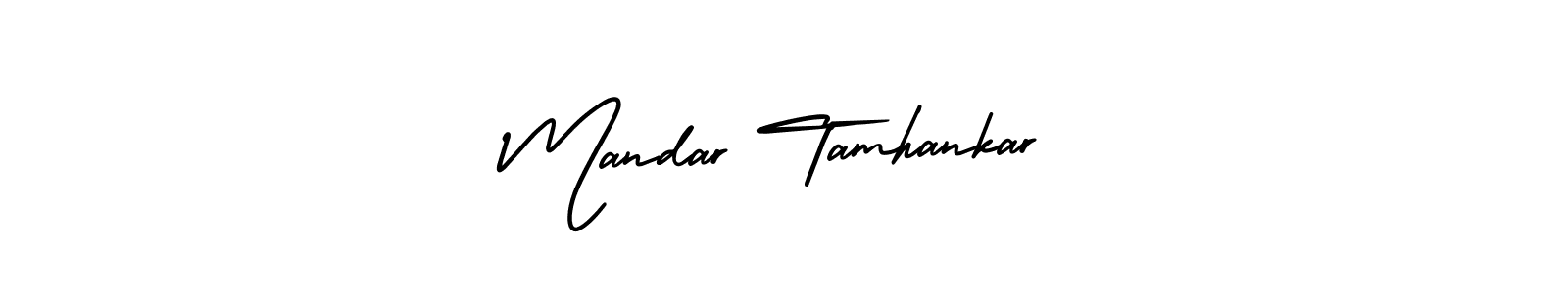 Make a short Mandar Tamhankar signature style. Manage your documents anywhere anytime using AmerikaSignatureDemo-Regular. Create and add eSignatures, submit forms, share and send files easily. Mandar Tamhankar signature style 3 images and pictures png