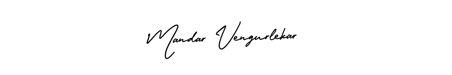 Make a beautiful signature design for name Mandar Vengurlekar. With this signature (AmerikaSignatureDemo-Regular) style, you can create a handwritten signature for free. Mandar Vengurlekar signature style 3 images and pictures png