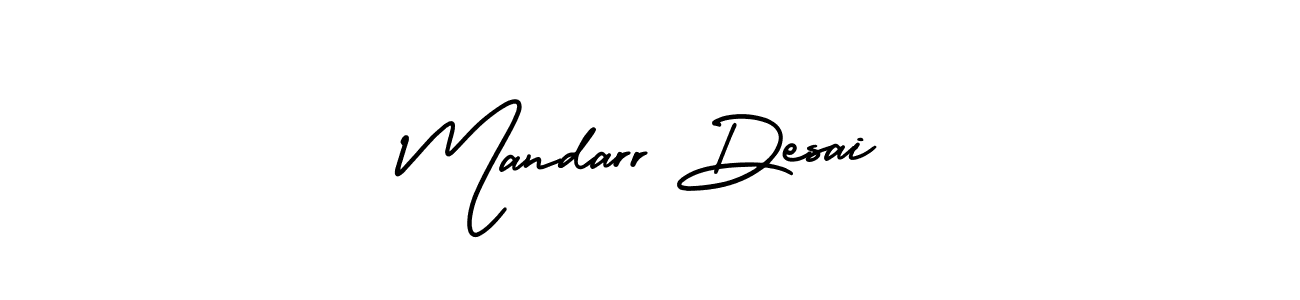 Make a beautiful signature design for name Mandarr Desai. Use this online signature maker to create a handwritten signature for free. Mandarr Desai signature style 3 images and pictures png