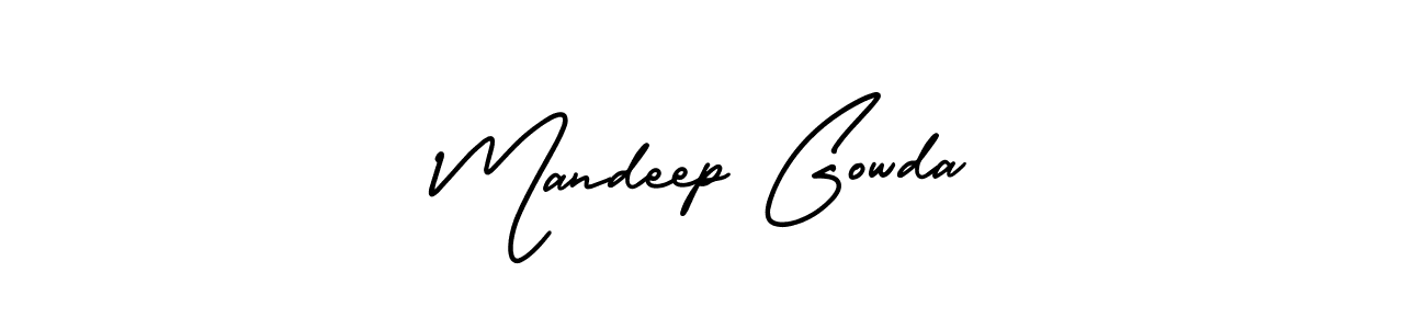 Also we have Mandeep Gowda name is the best signature style. Create professional handwritten signature collection using AmerikaSignatureDemo-Regular autograph style. Mandeep Gowda signature style 3 images and pictures png