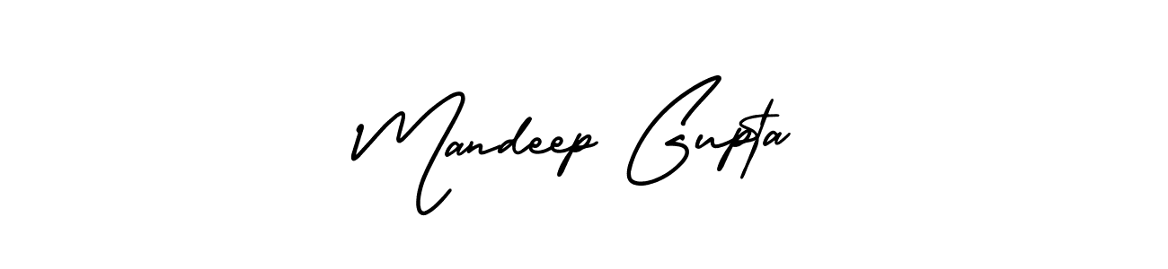 Create a beautiful signature design for name Mandeep Gupta. With this signature (AmerikaSignatureDemo-Regular) fonts, you can make a handwritten signature for free. Mandeep Gupta signature style 3 images and pictures png