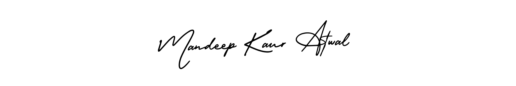 Use a signature maker to create a handwritten signature online. With this signature software, you can design (AmerikaSignatureDemo-Regular) your own signature for name Mandeep Kaur Atwal. Mandeep Kaur Atwal signature style 3 images and pictures png
