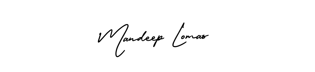 Also You can easily find your signature by using the search form. We will create Mandeep Lomas name handwritten signature images for you free of cost using AmerikaSignatureDemo-Regular sign style. Mandeep Lomas signature style 3 images and pictures png