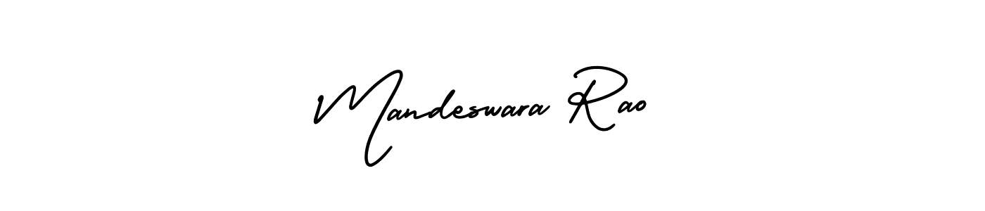 Make a short Mandeswara Rao signature style. Manage your documents anywhere anytime using AmerikaSignatureDemo-Regular. Create and add eSignatures, submit forms, share and send files easily. Mandeswara Rao signature style 3 images and pictures png