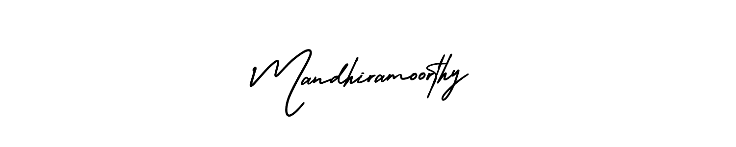 Also we have Mandhiramoorthy name is the best signature style. Create professional handwritten signature collection using AmerikaSignatureDemo-Regular autograph style. Mandhiramoorthy signature style 3 images and pictures png