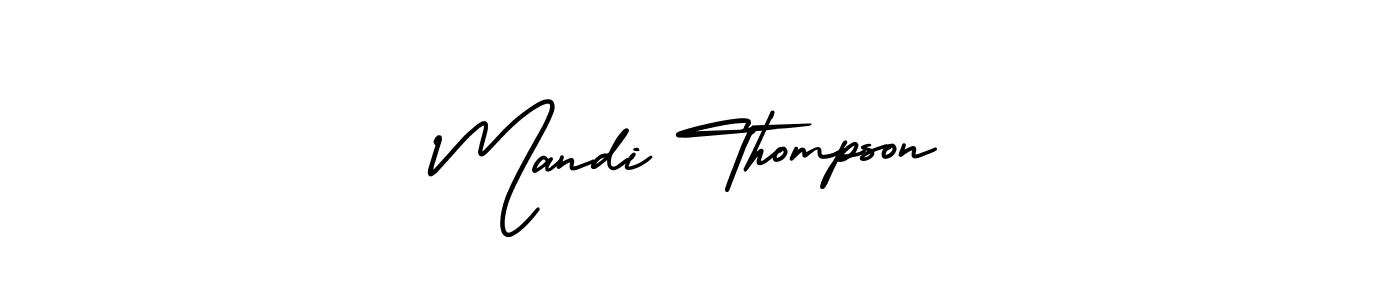 AmerikaSignatureDemo-Regular is a professional signature style that is perfect for those who want to add a touch of class to their signature. It is also a great choice for those who want to make their signature more unique. Get Mandi Thompson name to fancy signature for free. Mandi Thompson signature style 3 images and pictures png