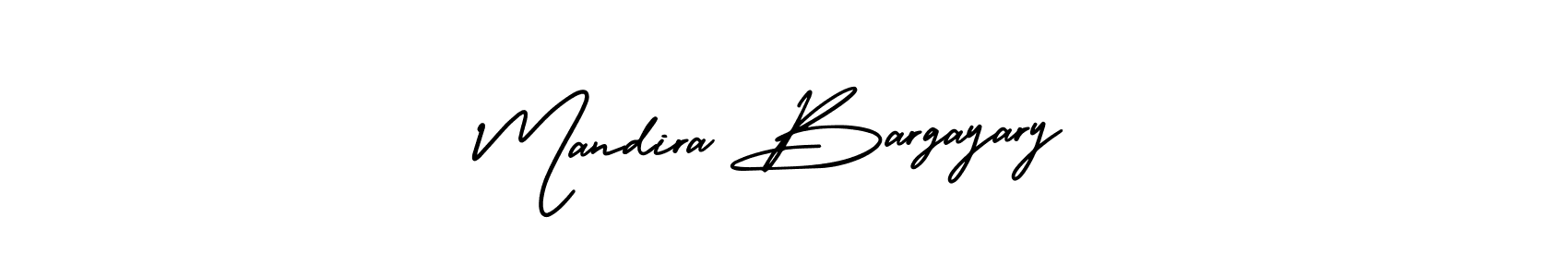 Mandira Bargayary stylish signature style. Best Handwritten Sign (AmerikaSignatureDemo-Regular) for my name. Handwritten Signature Collection Ideas for my name Mandira Bargayary. Mandira Bargayary signature style 3 images and pictures png