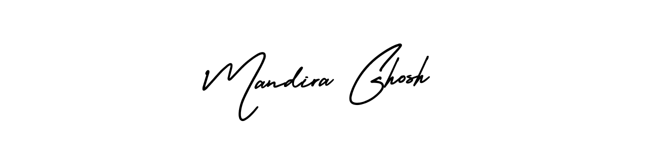 Create a beautiful signature design for name Mandira Ghosh. With this signature (AmerikaSignatureDemo-Regular) fonts, you can make a handwritten signature for free. Mandira Ghosh signature style 3 images and pictures png