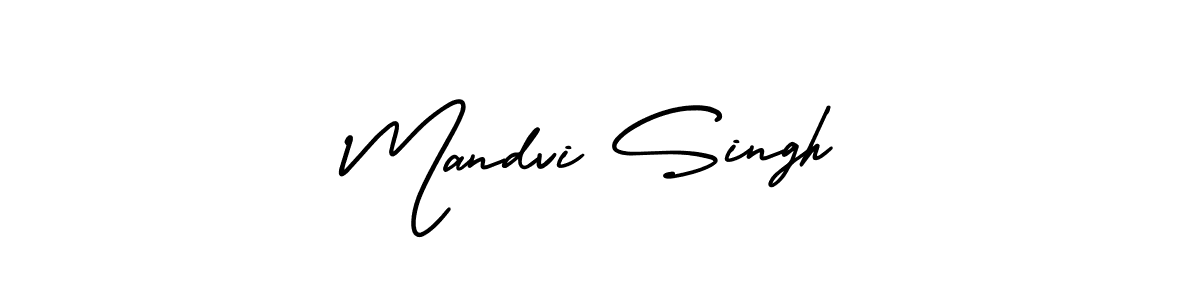 How to Draw Mandvi Singh signature style? AmerikaSignatureDemo-Regular is a latest design signature styles for name Mandvi Singh. Mandvi Singh signature style 3 images and pictures png