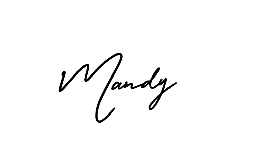 Create a beautiful signature design for name Mandy. With this signature (AmerikaSignatureDemo-Regular) fonts, you can make a handwritten signature for free. Mandy signature style 3 images and pictures png