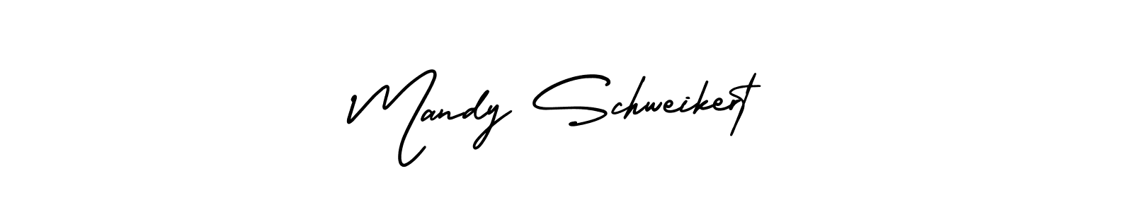 Also we have Mandy Schweikert name is the best signature style. Create professional handwritten signature collection using AmerikaSignatureDemo-Regular autograph style. Mandy Schweikert signature style 3 images and pictures png