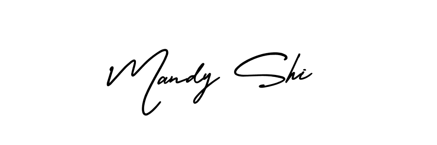 Make a short Mandy Shi signature style. Manage your documents anywhere anytime using AmerikaSignatureDemo-Regular. Create and add eSignatures, submit forms, share and send files easily. Mandy Shi signature style 3 images and pictures png