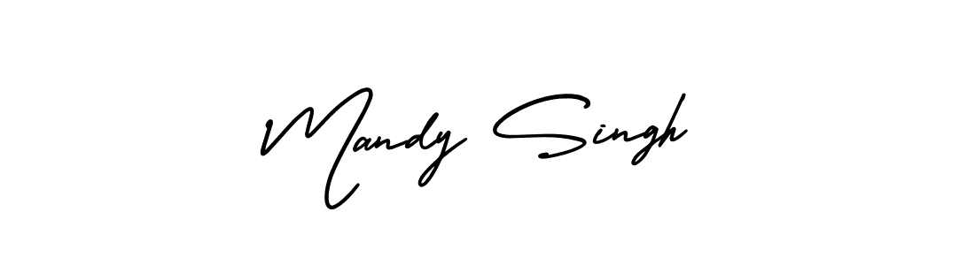 Use a signature maker to create a handwritten signature online. With this signature software, you can design (AmerikaSignatureDemo-Regular) your own signature for name Mandy Singh. Mandy Singh signature style 3 images and pictures png