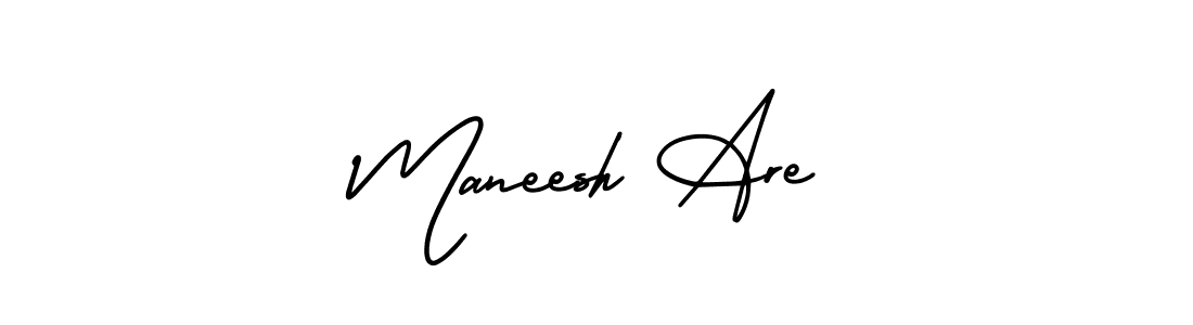 Make a beautiful signature design for name Maneesh Are. Use this online signature maker to create a handwritten signature for free. Maneesh Are signature style 3 images and pictures png