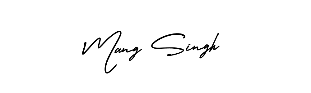 AmerikaSignatureDemo-Regular is a professional signature style that is perfect for those who want to add a touch of class to their signature. It is also a great choice for those who want to make their signature more unique. Get Mang Singh name to fancy signature for free. Mang Singh signature style 3 images and pictures png