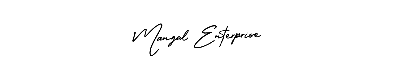 Make a beautiful signature design for name Mangal Enterprise. Use this online signature maker to create a handwritten signature for free. Mangal Enterprise signature style 3 images and pictures png